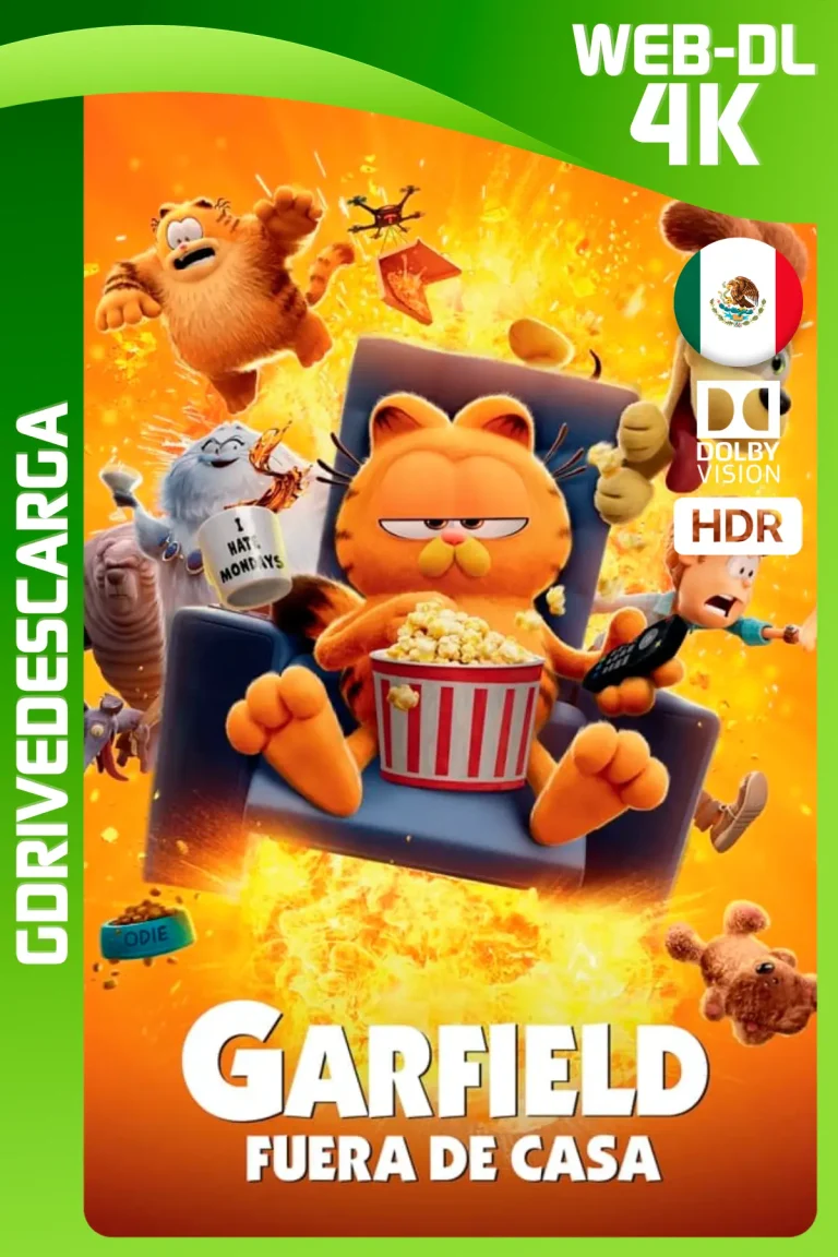 Garfield: Fuera de Casa (2024) AMZN WEB-DL 4K DV HDR Latino-Inglés
