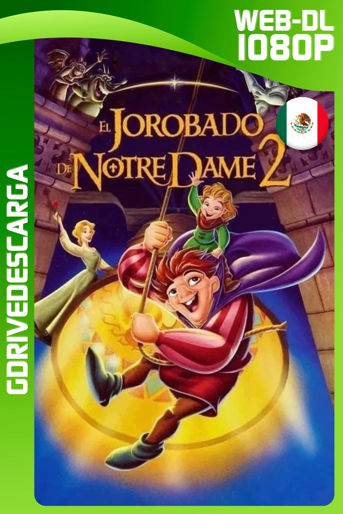 El Jorobado de Notre Dame 2 (2002) DSNP WEB-DL 1080p Latino-Inglés-Castellano