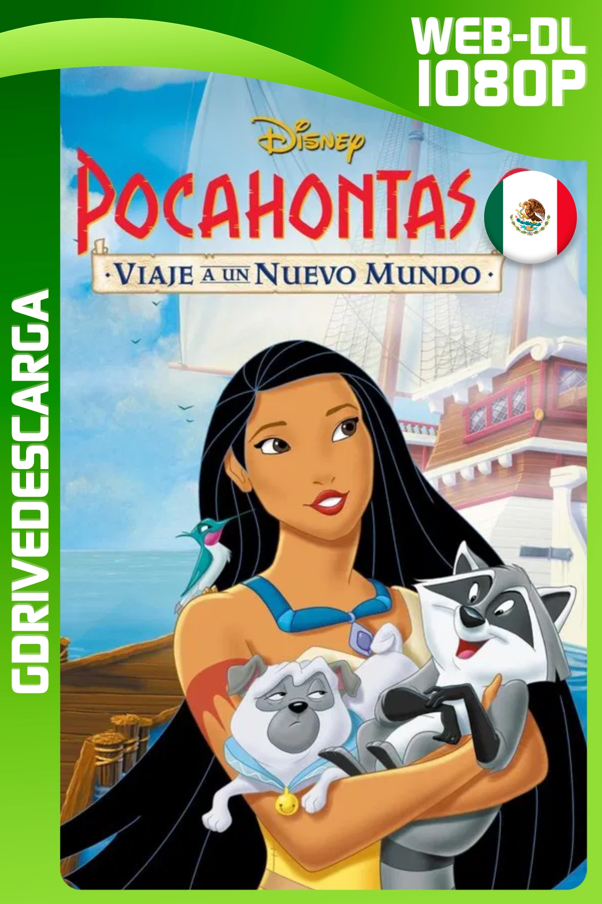 Pocahontas II: Encuentro de Dos Mundos (1998) AMZN WEB-DL 1080p Latino-Inglés-Castellano