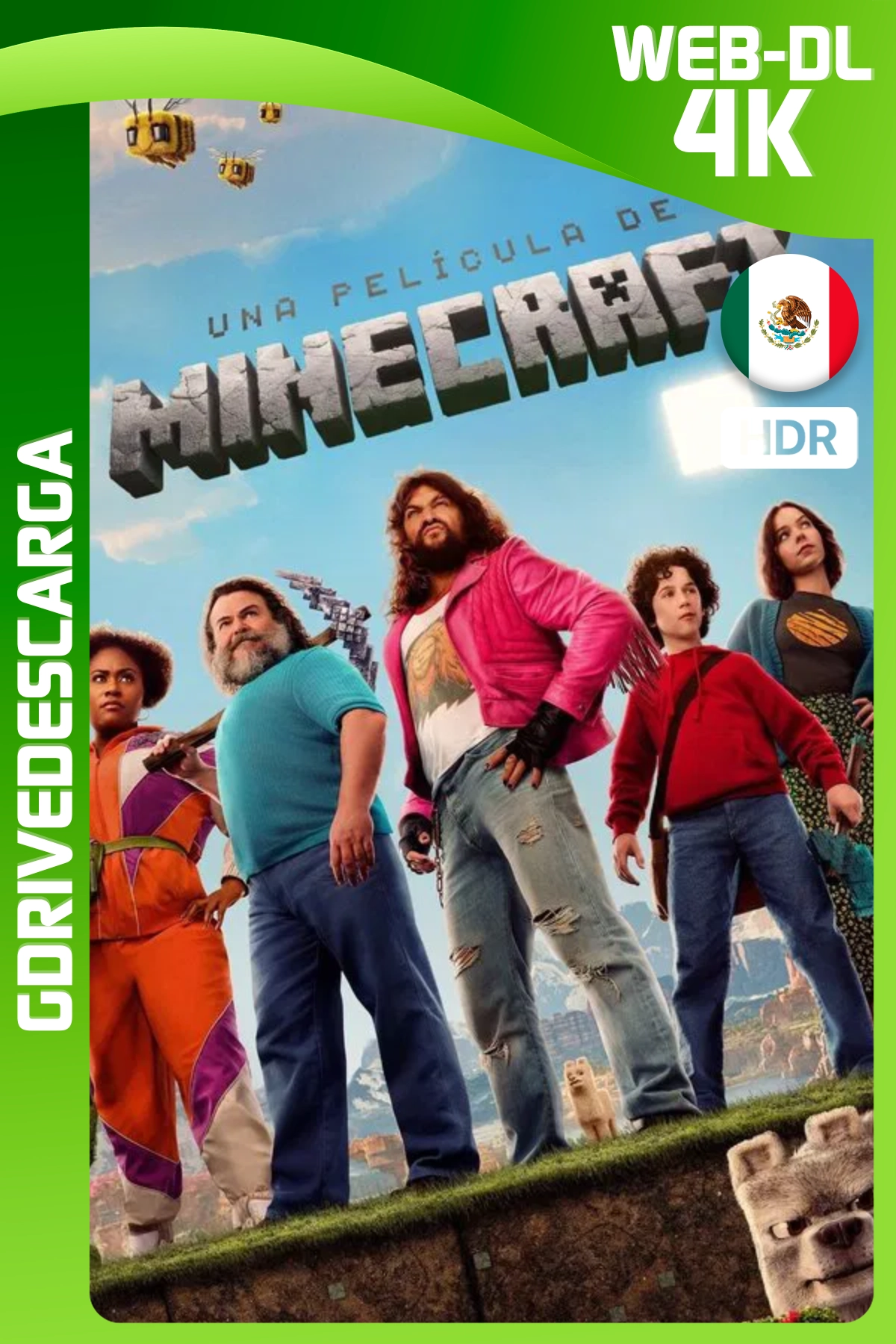 Una Película de Minecraft (2025) AMZN WEB-DL 4K HDR Latino-Inglés