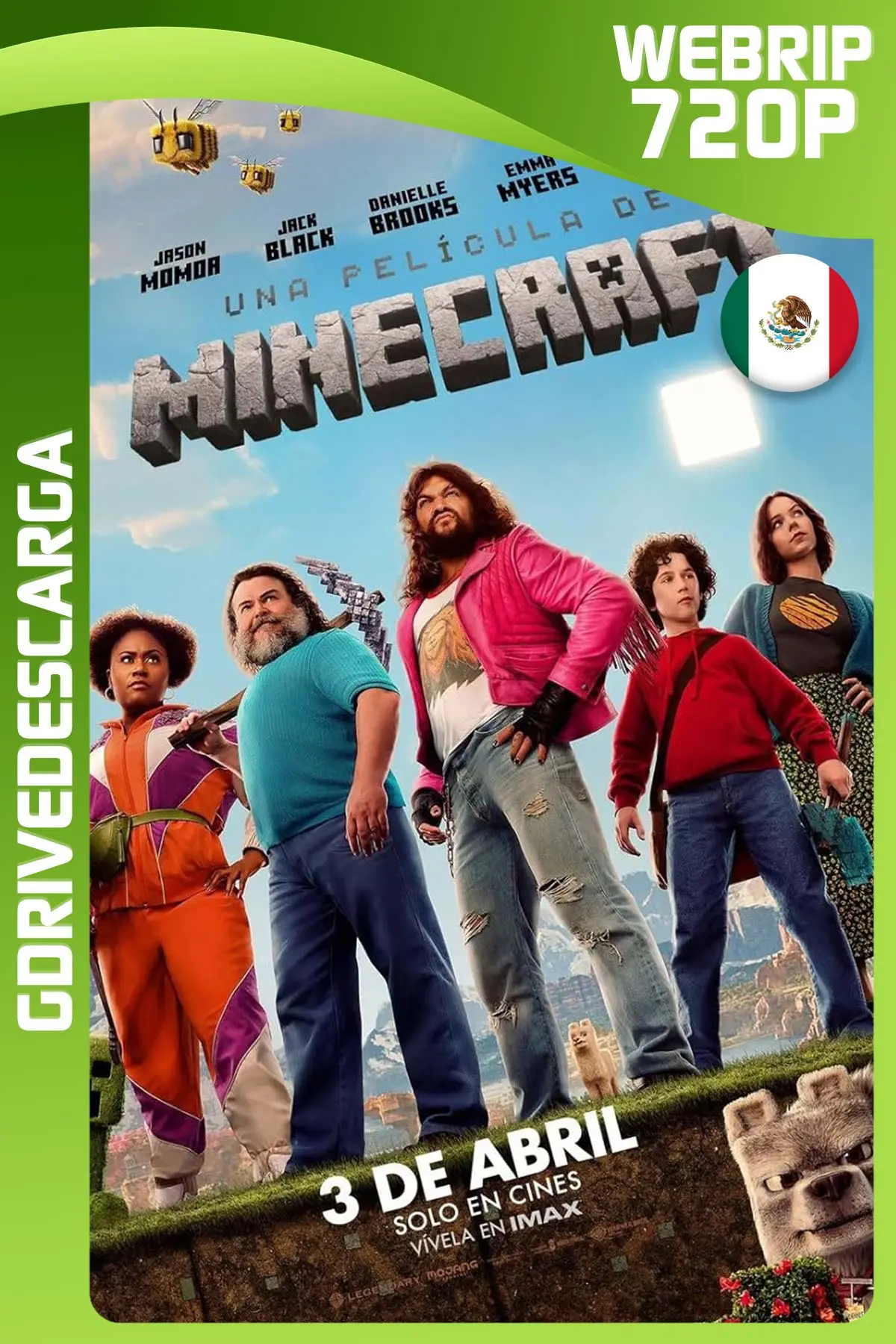 Una película de Minecraft (2025) WEB-DL 720p Latino-Inglés-Castellano
