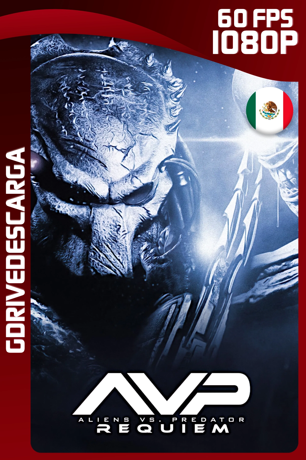 Alien vs Depredador 2 (2007) BRRIP 1080p 60 FPS Latino-Inglés