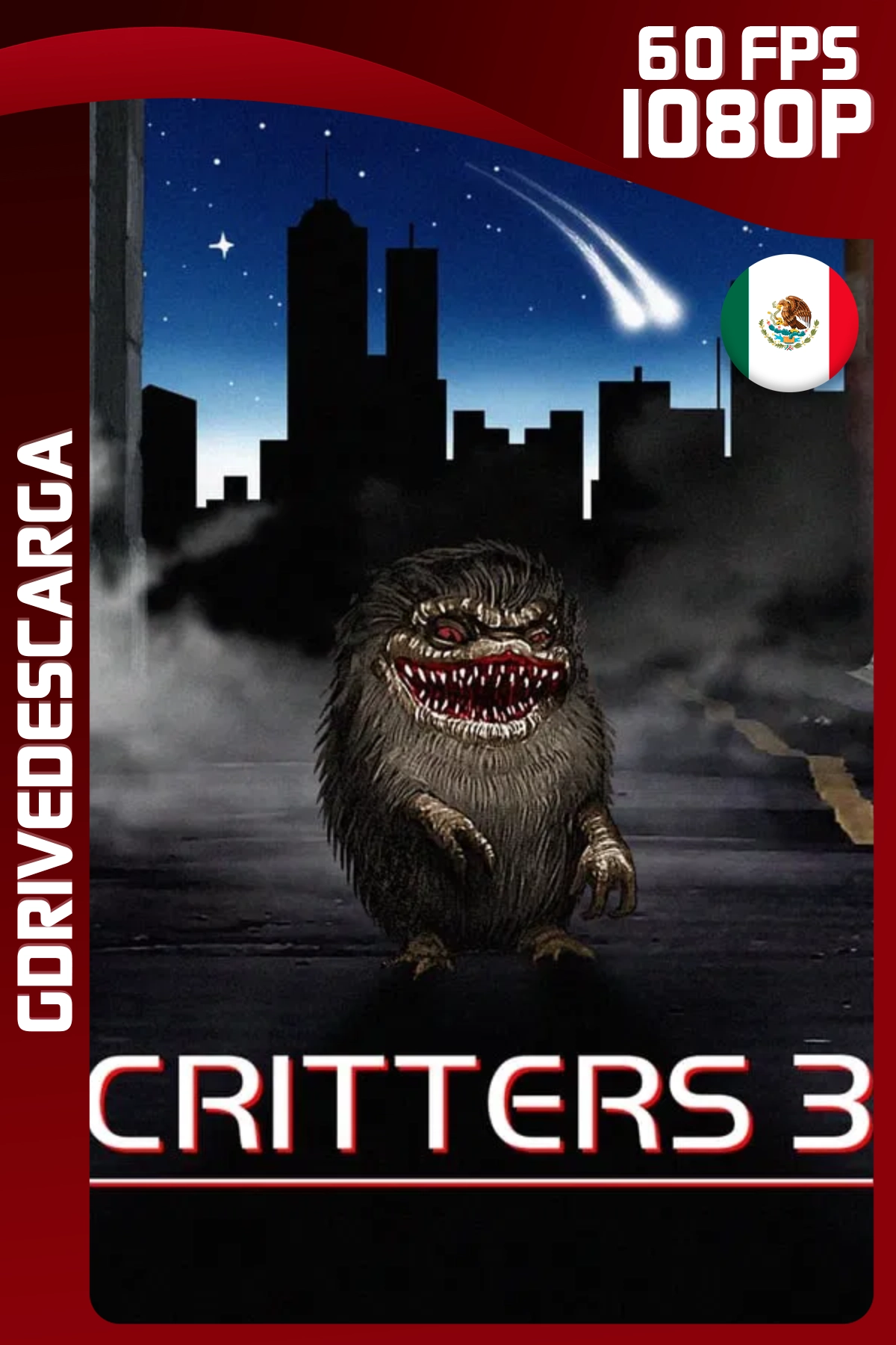 Critters 3: Se Comen Todo! (1991) BRRIP 1080p 60 FPS Latino-Inglés