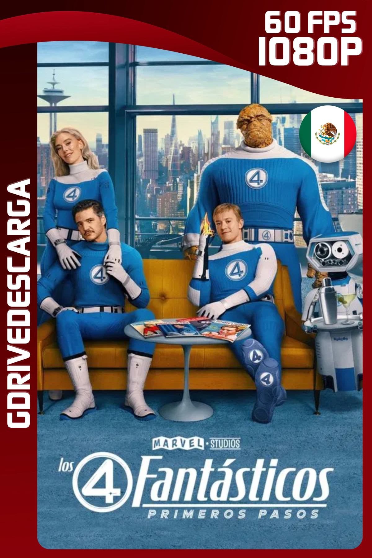 Los 4 Fantásticos: Primeros Pasos (2025) WEB-DL 1080p 60 FPS Latino-Inglés