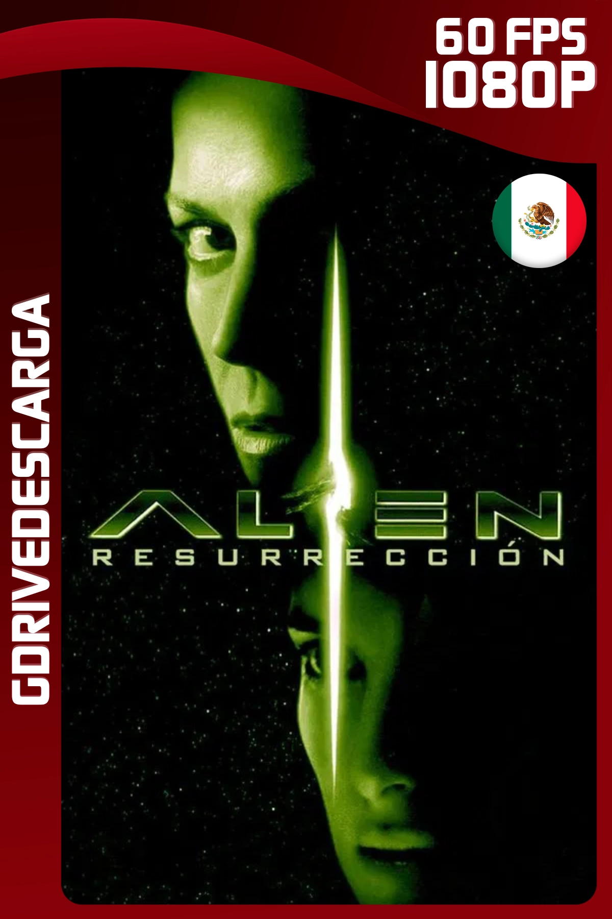 Alien: La Resurrección (1997) BRRIP 1080p 60 FPS Latino-Inglés