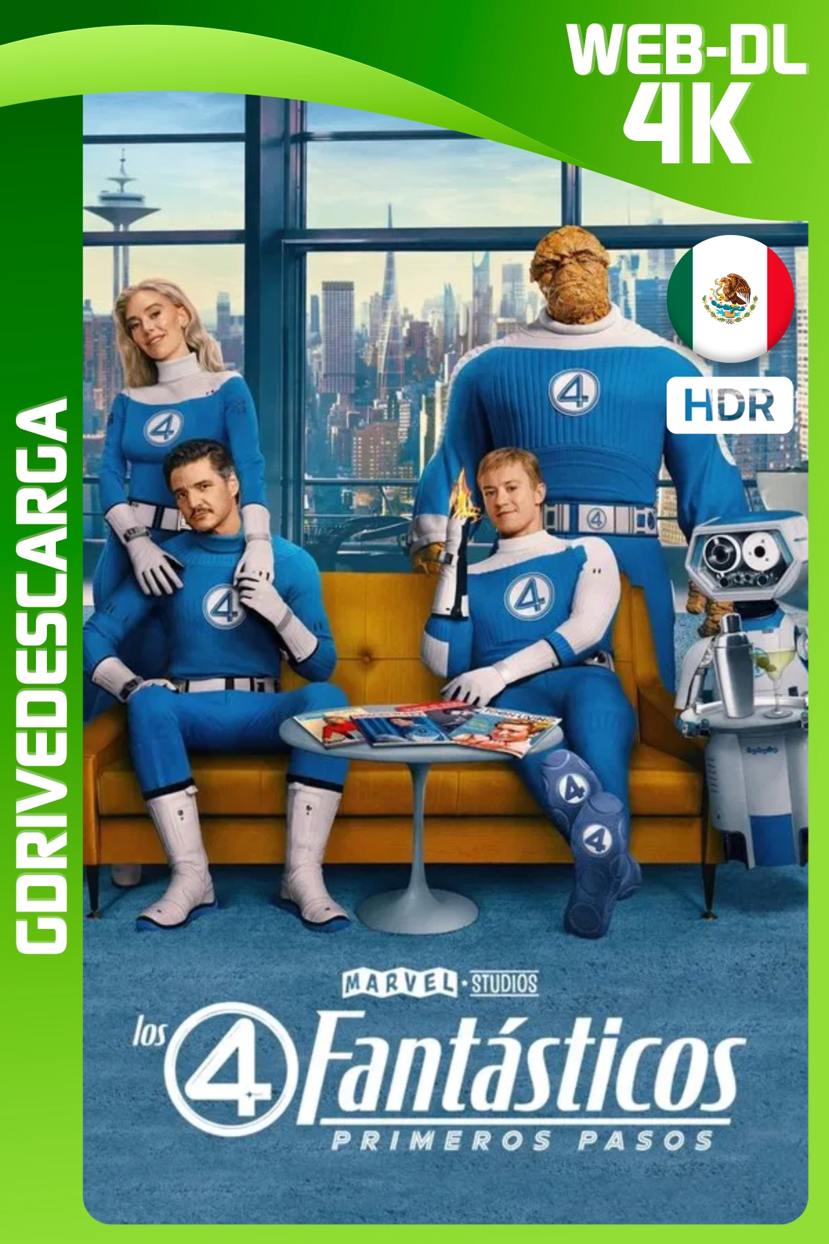 Los 4 Fantásticos: Primeros Pasos (2025) WEB-DL 4K HDR10 Latino-Inglés