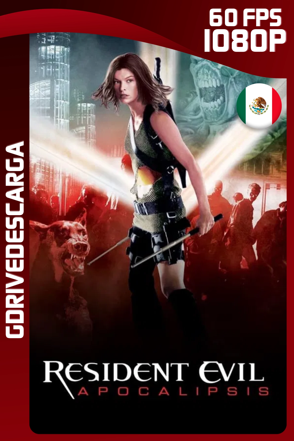 Resident Evil: Apocalipsis (2004) BRRIP 1080p 60 FPS Latino-Inglés