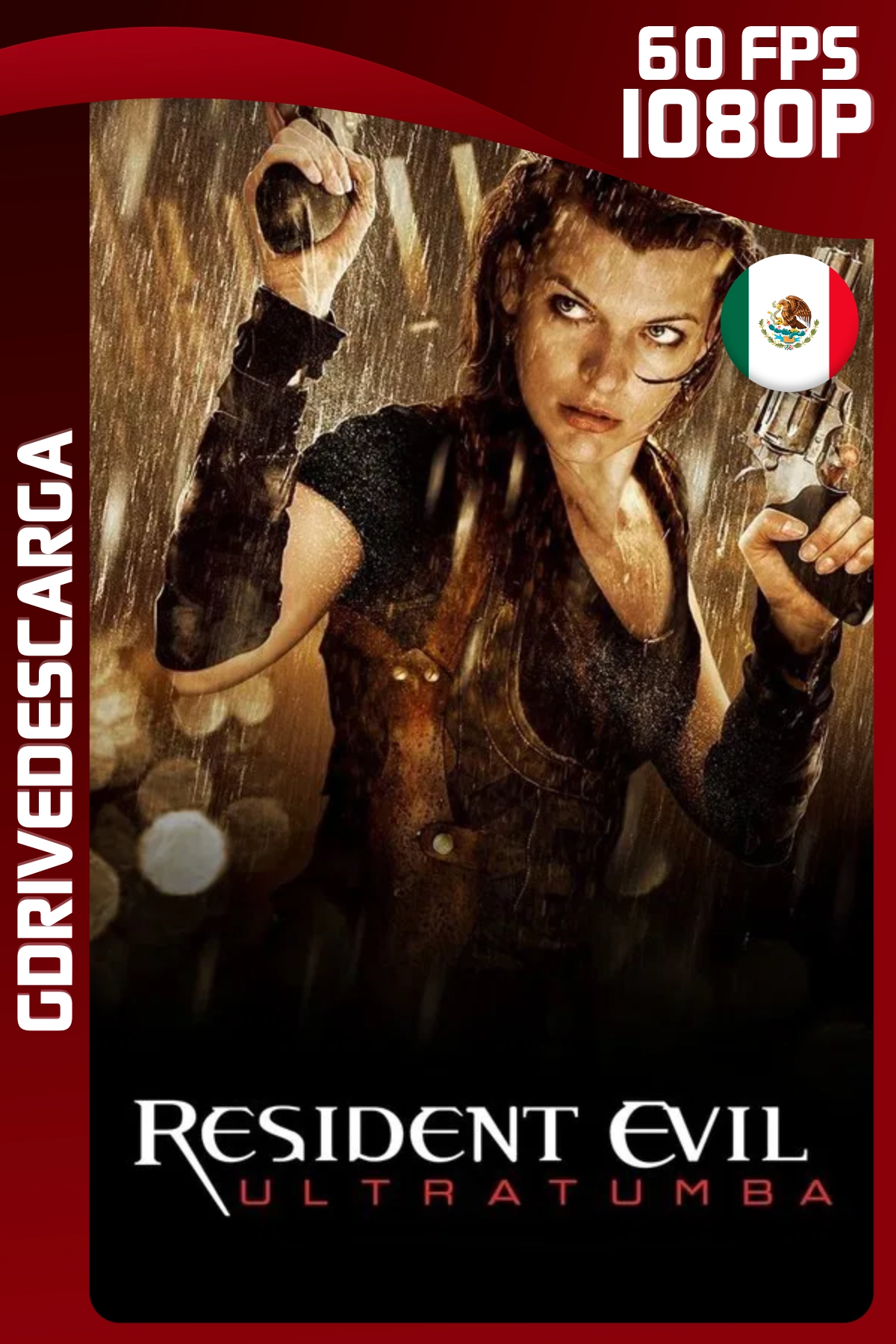 Resident Evil 4: La Resurrección (2010) BRRIP 1080p 60 FPS Latino-Inglés