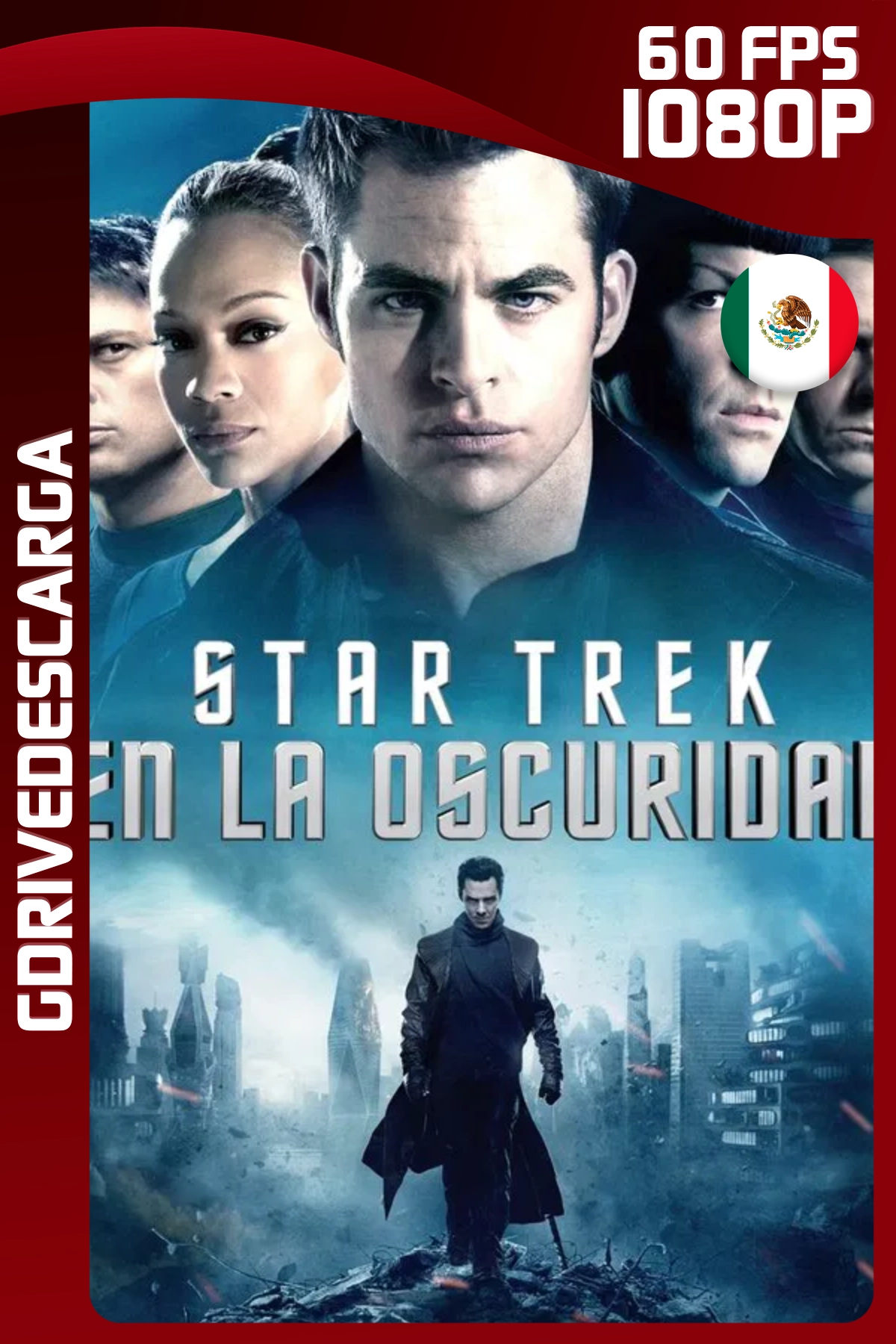 Star Trek: En la Oscuridad (2013) BRRIP 1080p 60 FPS Latino-Inglés