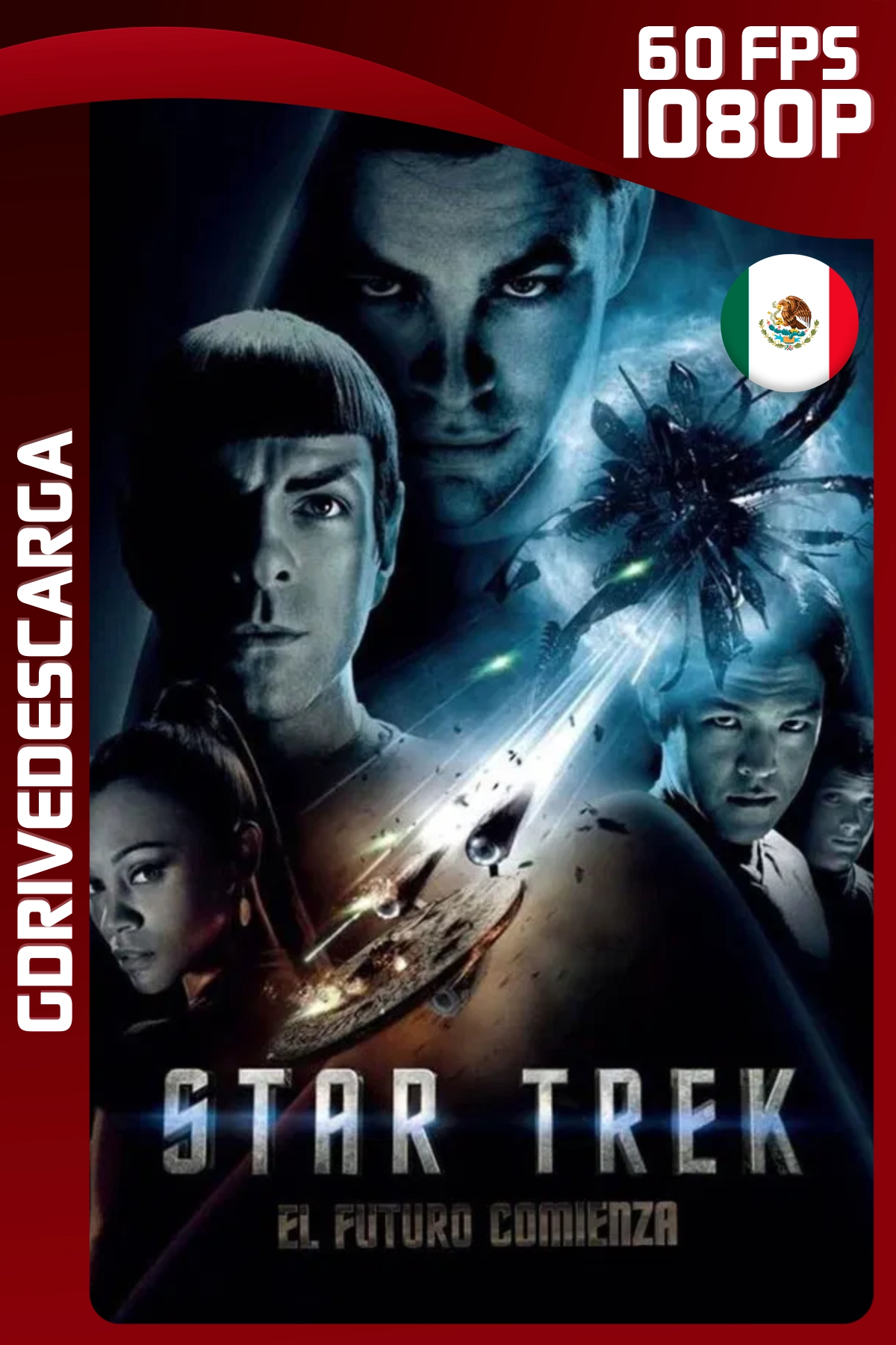 Star Trek (2009) BRRIP 1080p 60 FPS Latino-Inglés