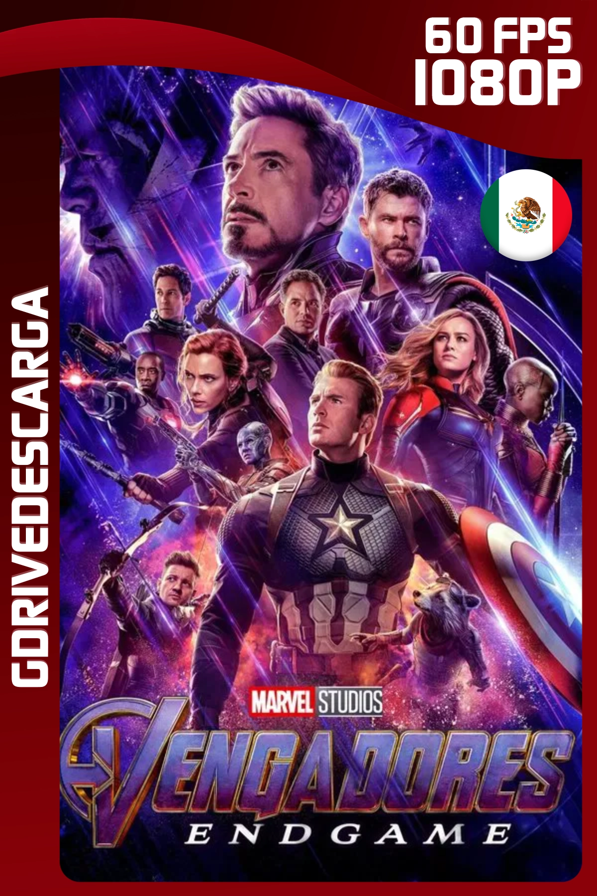 Avengers: Endgame (2019) BRRIP 1080p 60 FPS Latino-Inglés