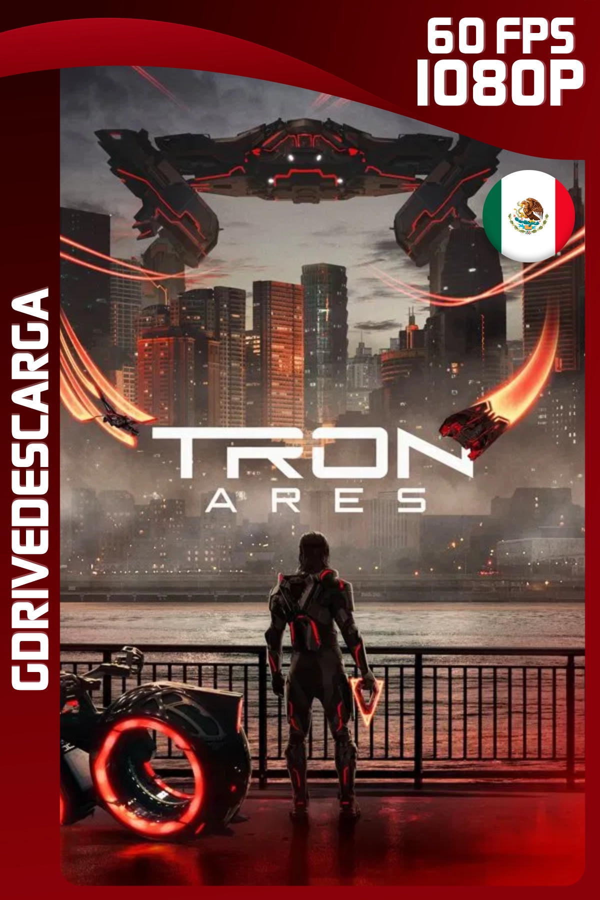 TRON: Ares (2025) WEB-DL 1080p 60 FPS Latino-Inglés
