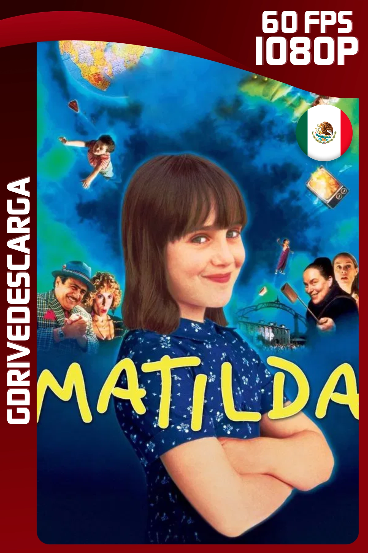 Matilda (1996) BRRIP 1080p 60 FPS Latino-Inglés