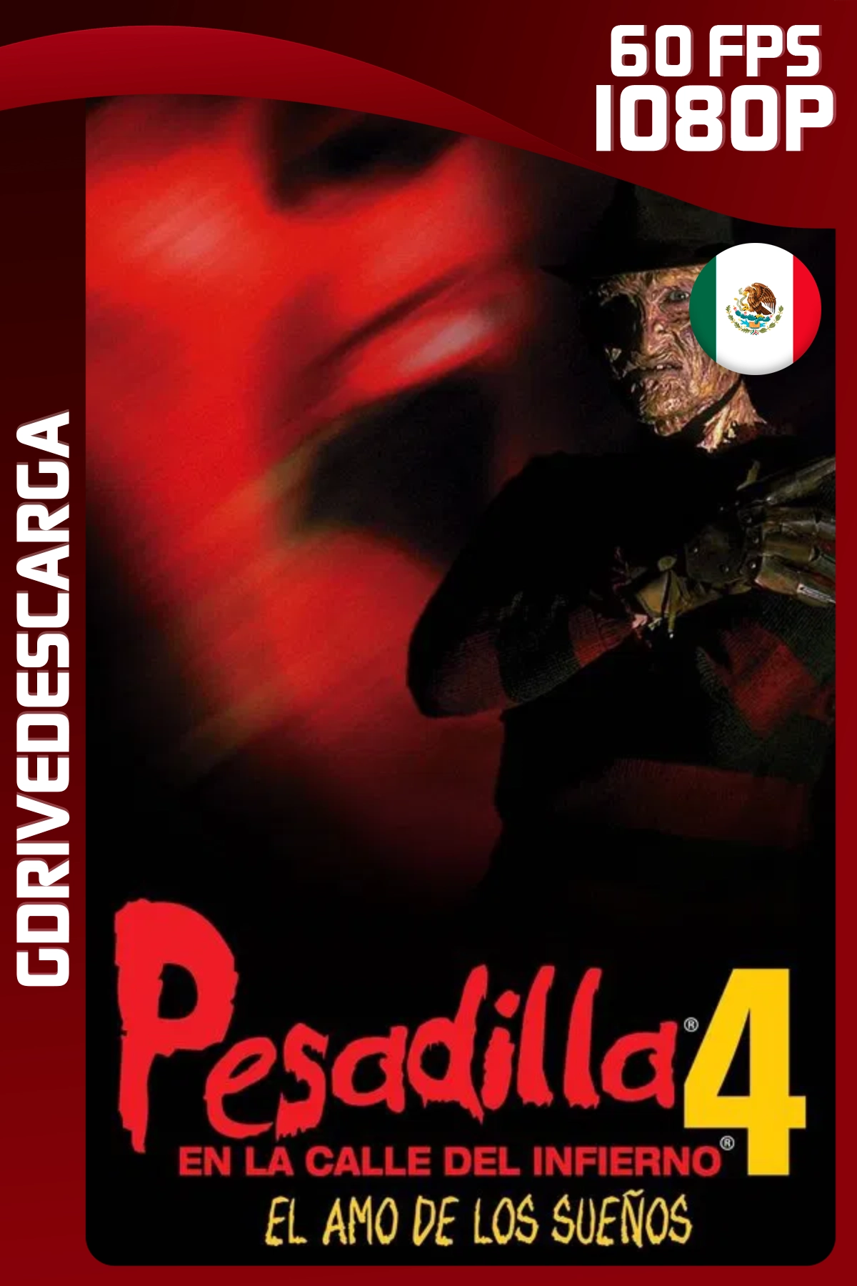 Pesadilla En La Calle Del Infierno 4: El Amo De Los Sueños (1988) BRRIP 1080p 60 FPS Latino-Inglés