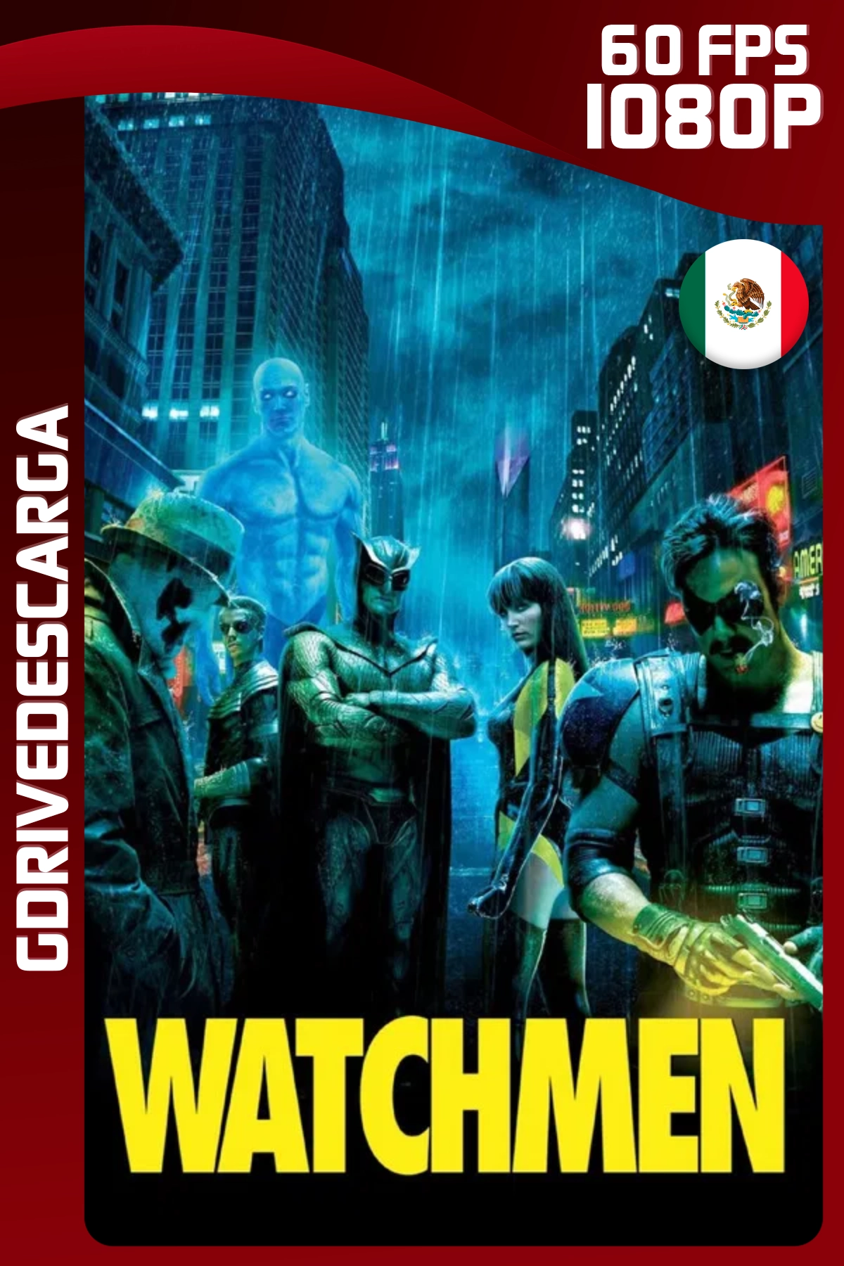 Watchmen, Los Vigilantes (2009) Open Matte BRRIP 1080p Latino-Inglés