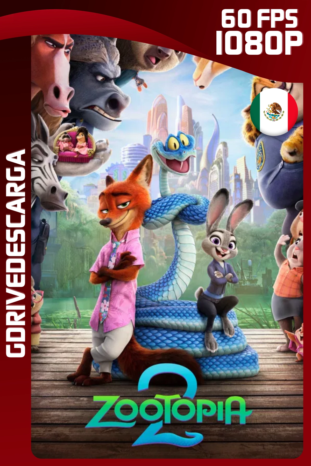 Zootopia 2 (2025) WEB-DL 1080p 60 FPS Latino-Inglés