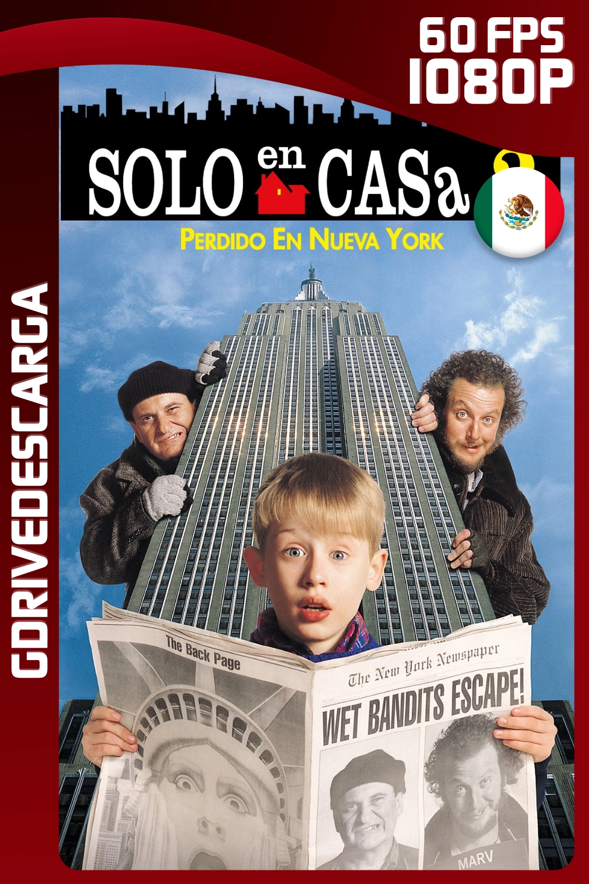 Mi Pobre Angelito 2: Perdido en Nueva York (1992) BRRIP 1080p 60 FPS Latino-Inglés