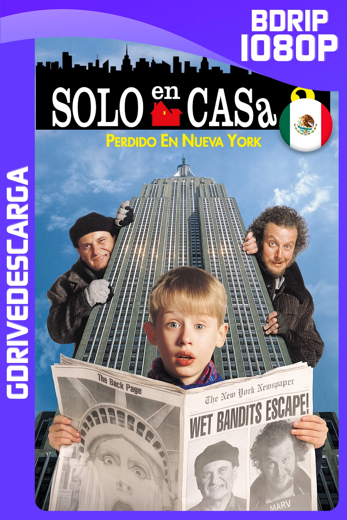 Mi Pobre Angelito 2: Perdido en Nueva York (1992) BDRIP 1080p Latino-Inglés