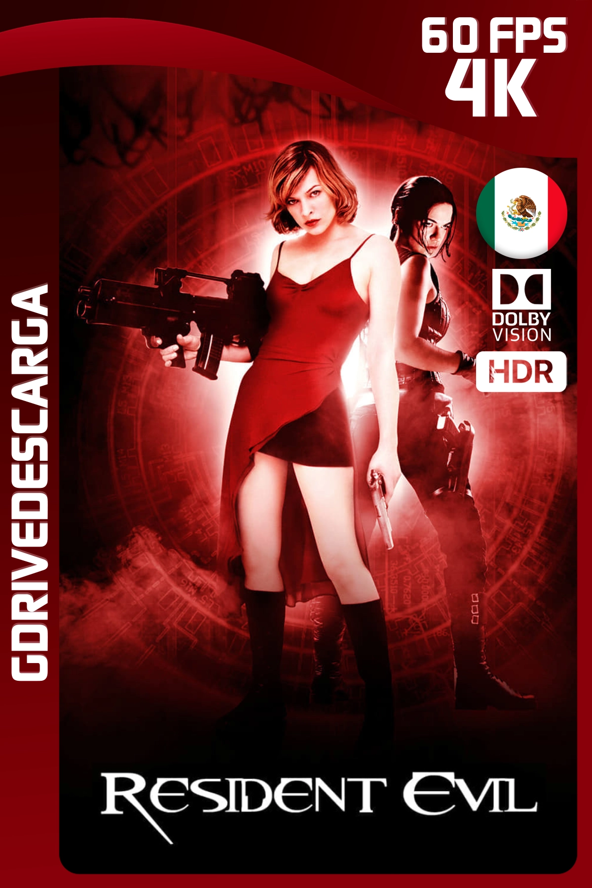 Resident Evil: El Huésped Maldito (2002) BDRIP 4K HDR DV 60 FPS Latino-Inglés