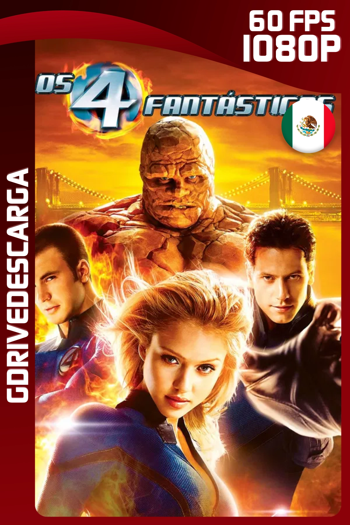 Los 4 Fantásticos (2005) BRRIP 1080p 60 FPS Latino-Inglés