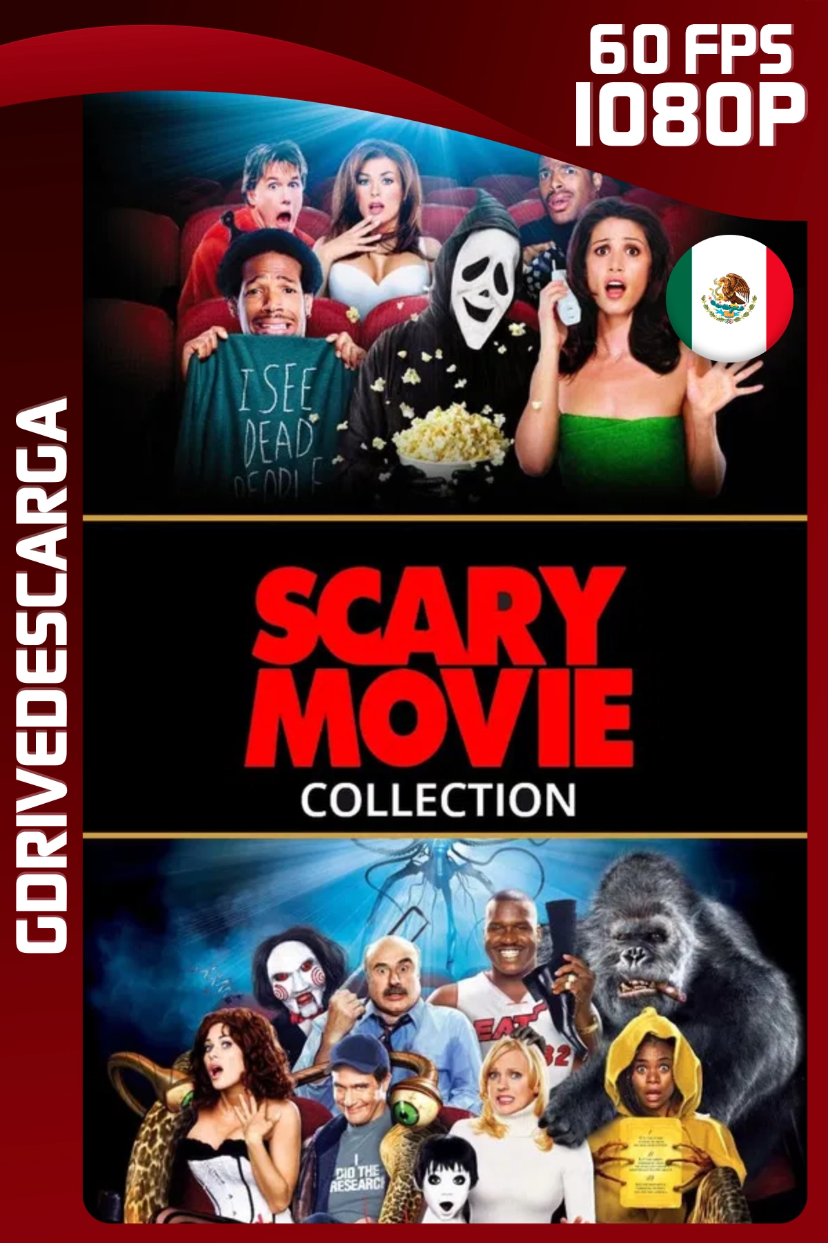 Scary Movie – Colección (2000-2013) BRRIP 1080p 60 FPS Latino-Inglés