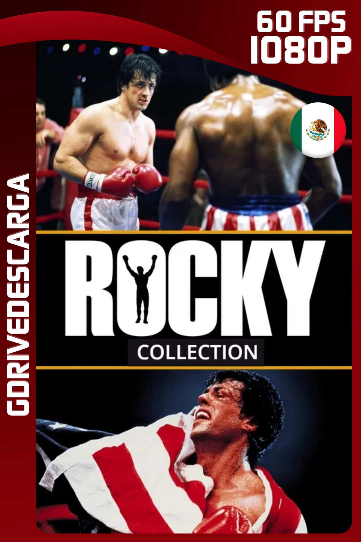 Rocky – Colección (1977-1990) BRRIP 1080p 60 FPS Latino-Inglés
