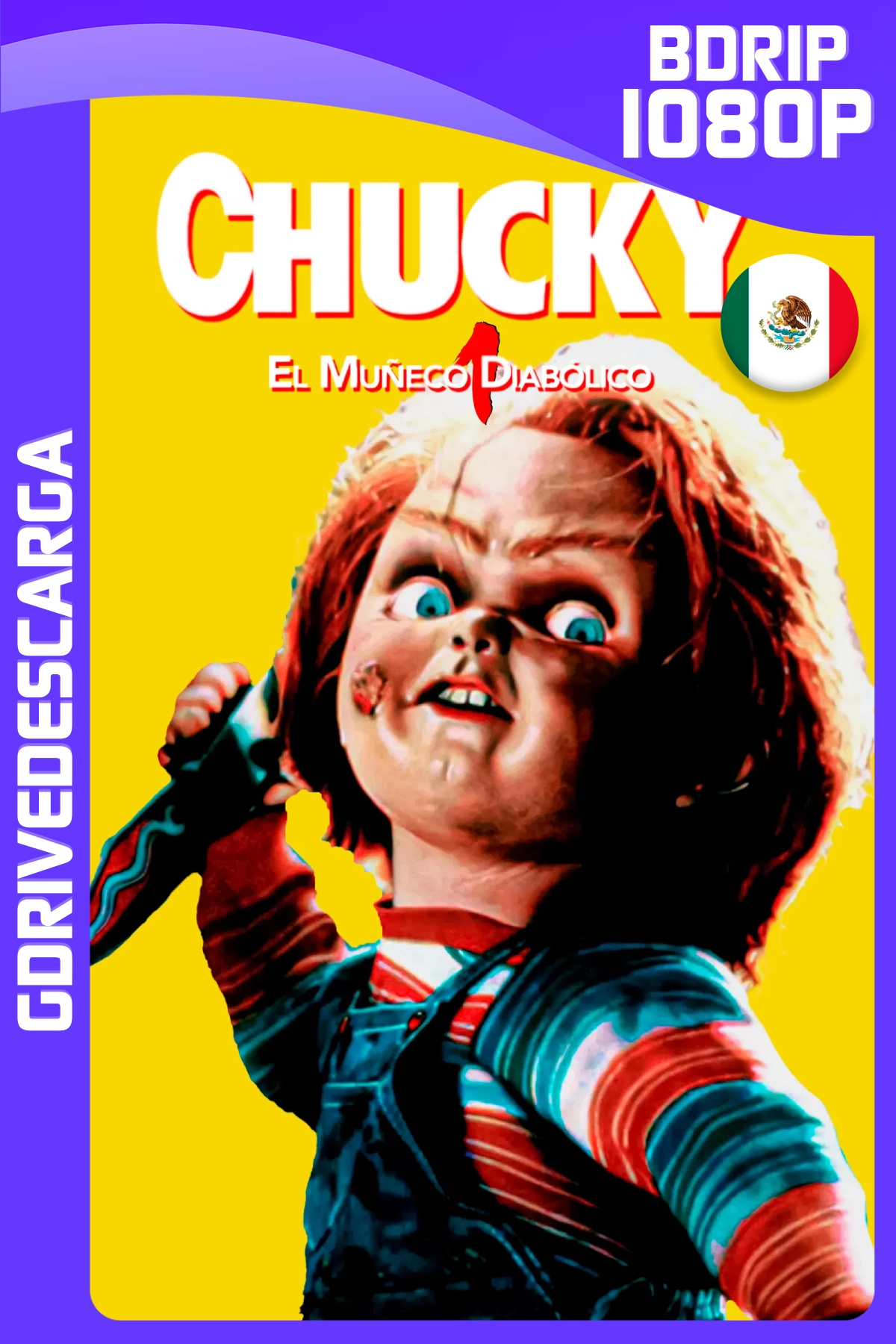 Chucky, El Muñeco Diabólico (1988) BDRIP REMASTERED 1080p Latino-Inglés