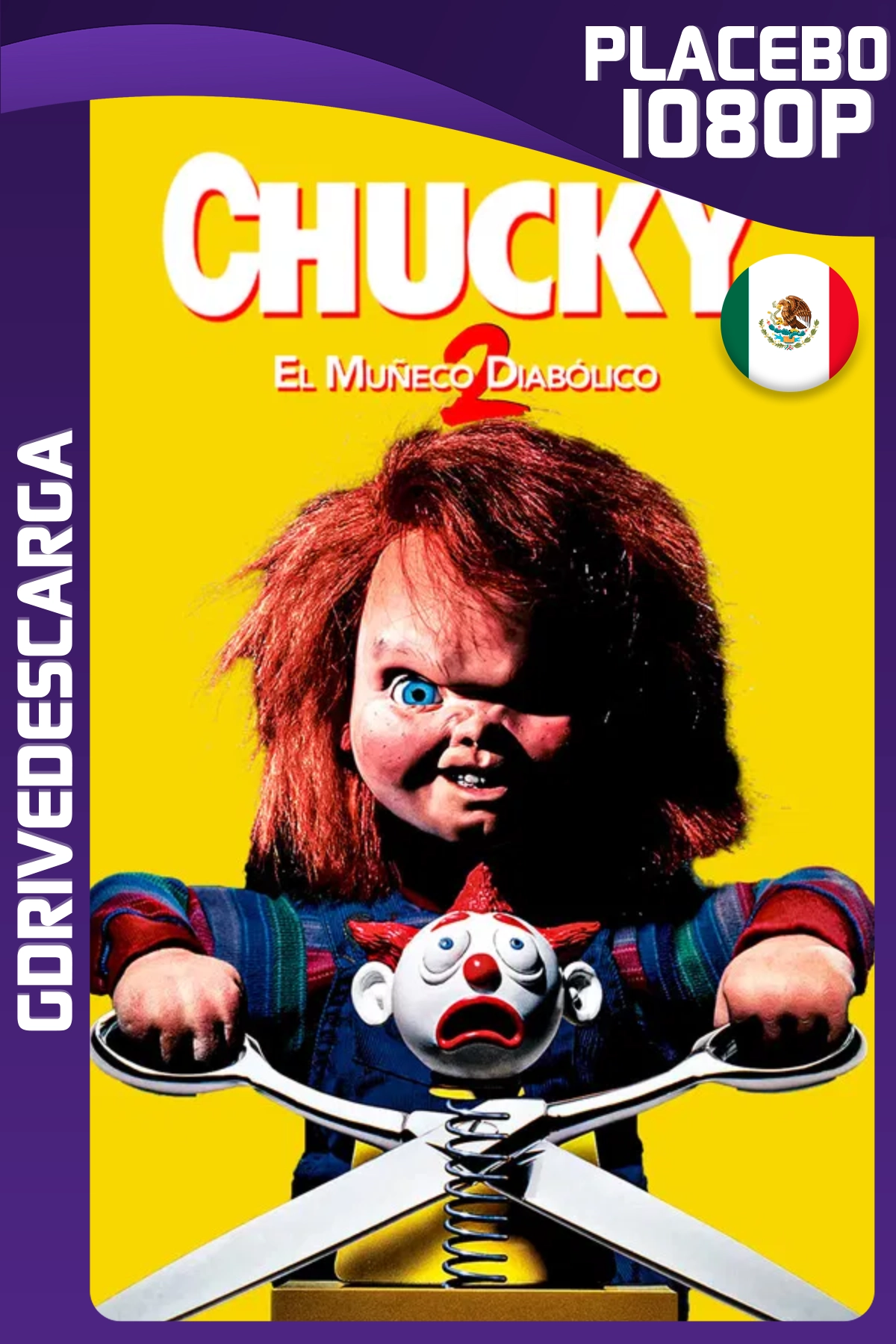 Chucky: El Muñeco Diabólico 2 (1990) PLACEBO 1080p Latino-Inglés