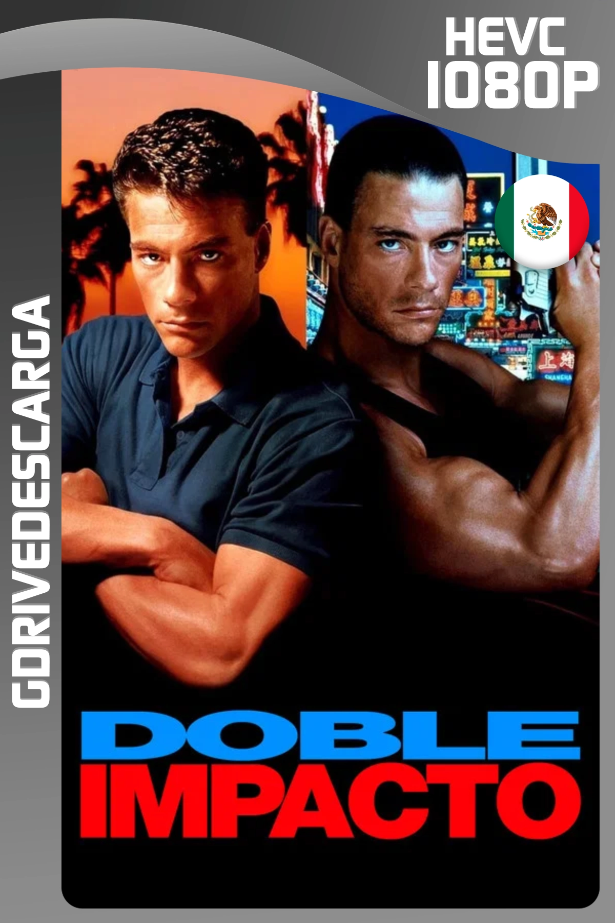 Doble Impacto (1991) AMZN WEB-DL 1080p x265 Latino-Inglés-Castellano